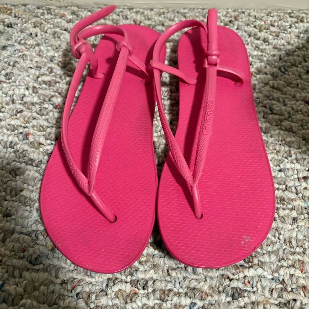 Havaianas Slingback PinkβSandal- Size 41-42 (9)